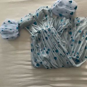 Blue heart Dress